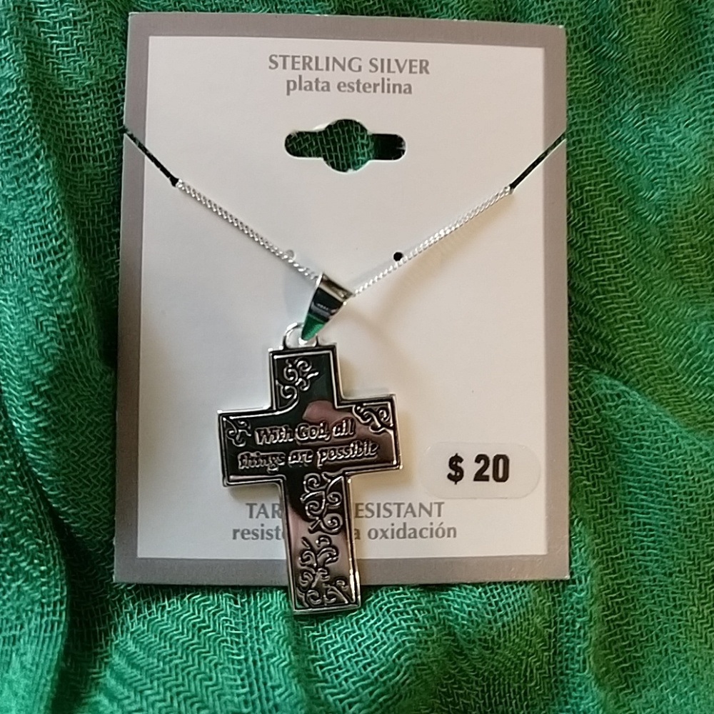 Sterling Silver Cross Necklace